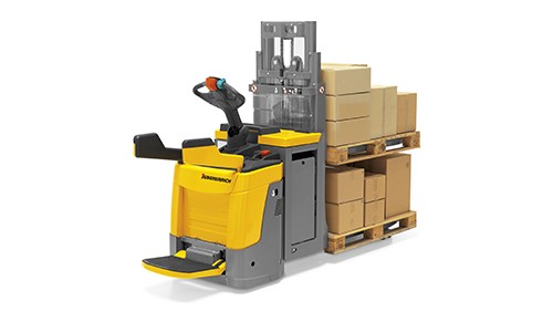 Electric pedestrian stacker